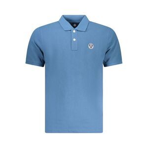 North Sails Blue Cotton Men Polo Men's Shirt